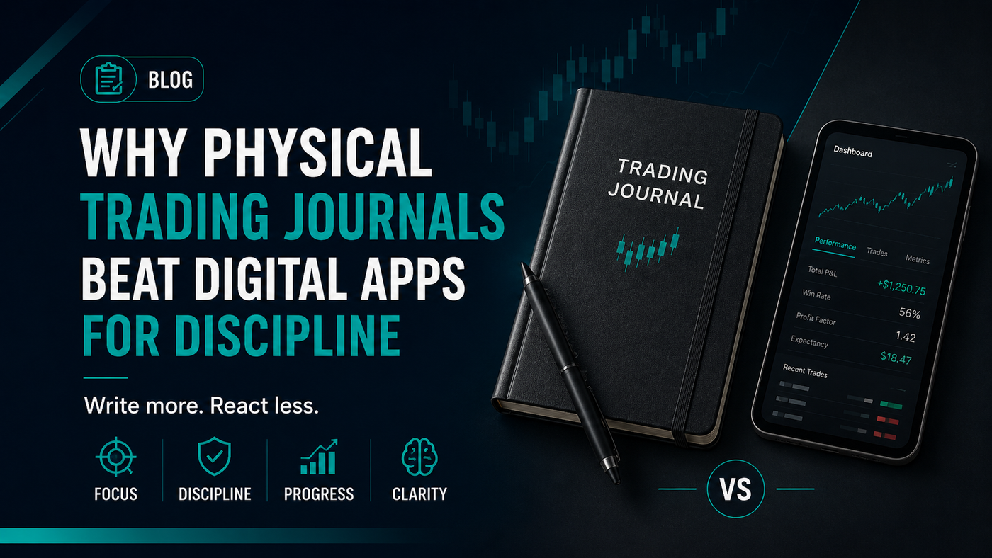 Why Physical Trading Journals Beat Digital Apps for Discipline