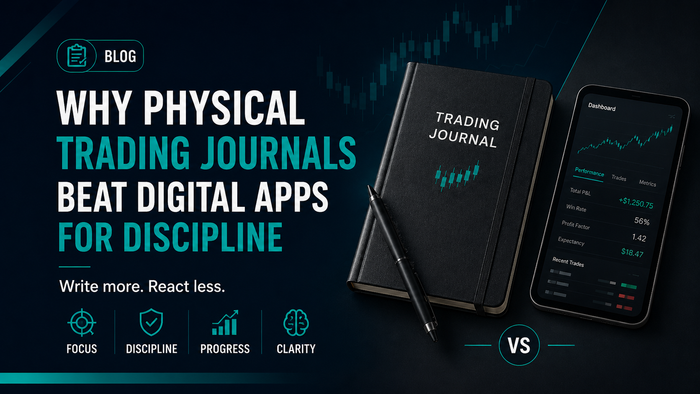 Why Physical Trading Journals Beat Digital Apps for Discipline