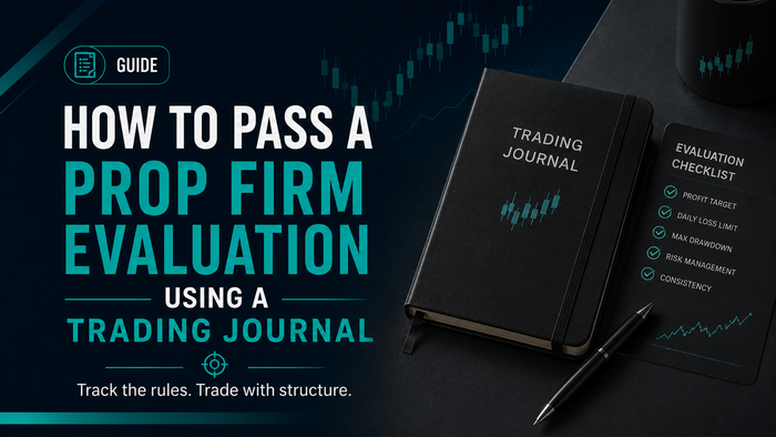 How to Pass a Prop Firm Evaluation Using a Trading Journal