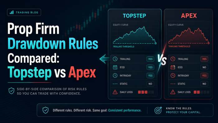 Prop Firm Drawdown Rules Compared: Topstep vs Apex