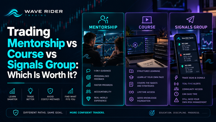 Trading Mentorship vs Course vs Signals Group: Which Is Worth It?